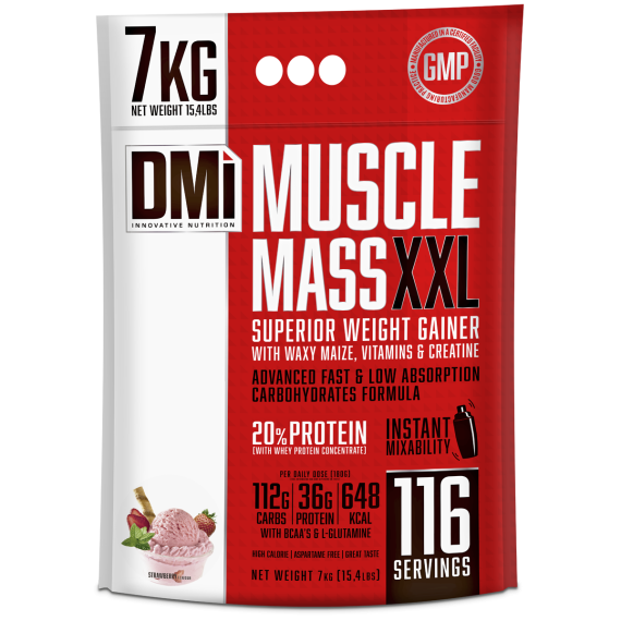 MUSCLE MASS XXL 7 kg Fresa