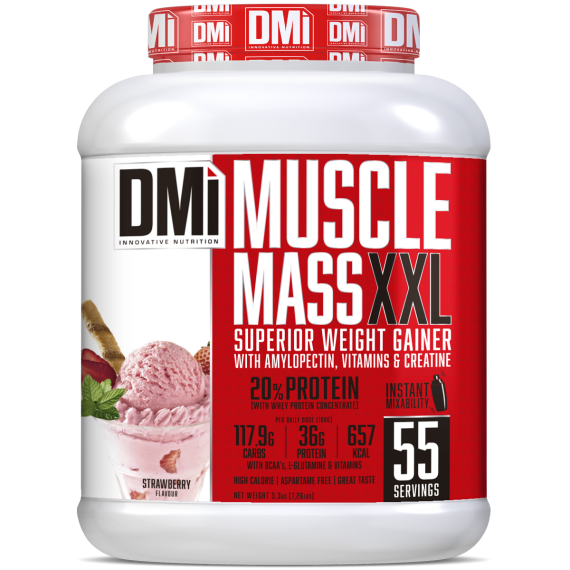 MUSCLE MASS XXL 3,3 kg Fresa