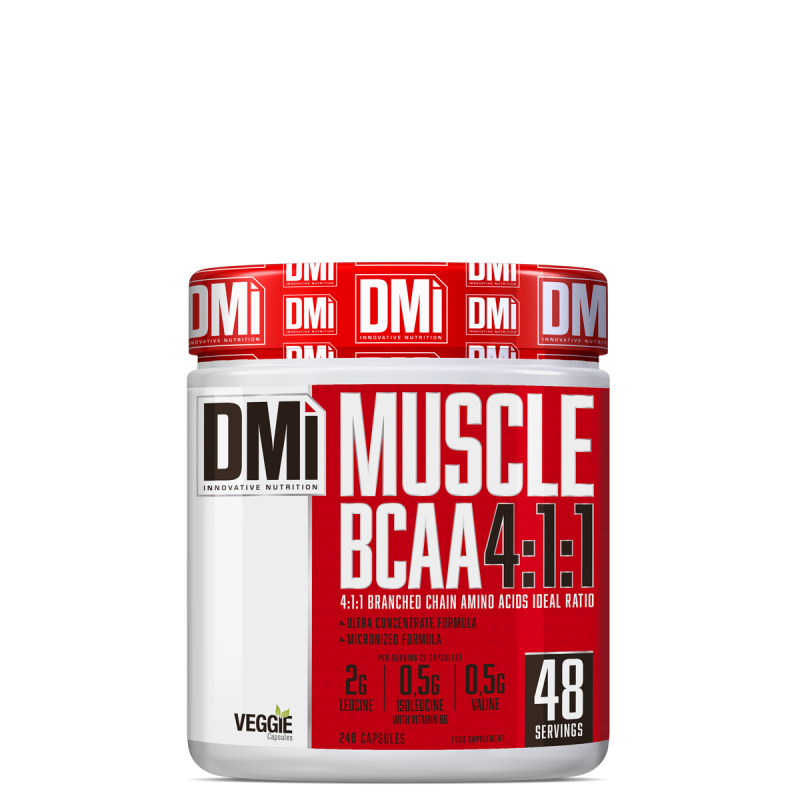 MUSCLE BCAA 4:1:1 (600 mg/cap) 240 caps