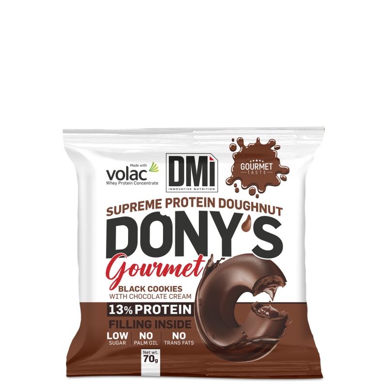 DONY’S GOURMET 15x70g Black cookies with chocolate cream